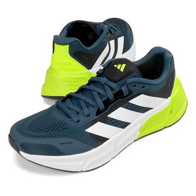 adidas QUESTAR 2 M ローカットスニーカーシューズ メンズ 25 25.5 26 26.5 27 27.5 28 アディダス クエスター IF2232 男性 紳士 靴 くつ レースアップ 紐 ひも ランニング ウォーキング ディープグリーン 緑 ARCNGT/FTWWHT/LUCLEM 箱アウトレット