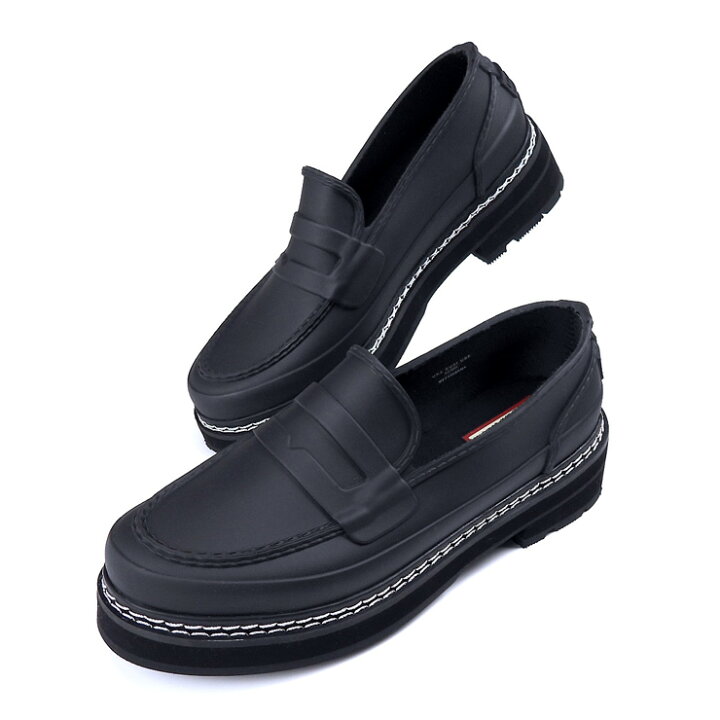 楽天市場】HUNTER REF STITCH PENNY LOAFER レインローファーシューズ 