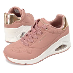 XPb`[Y Em EFbW nC XebvX [Jbg Xj[J[ V[Y 23 23.5 24 24.5 fB[X [Y SKECHERS UNO WEDGE-HI STEPS tFCNU[ C  ROSE sN S[h