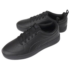 プーマ リッキー ローカット スニーカー シューズ ブラック 25 25.5 26 26.5 27 27.5 28 PUMA RICKIE 387607 03 メンズ 男性 紳士 ユニセックス レースアップ Puma Black-Puma Black【箱アウトレット】