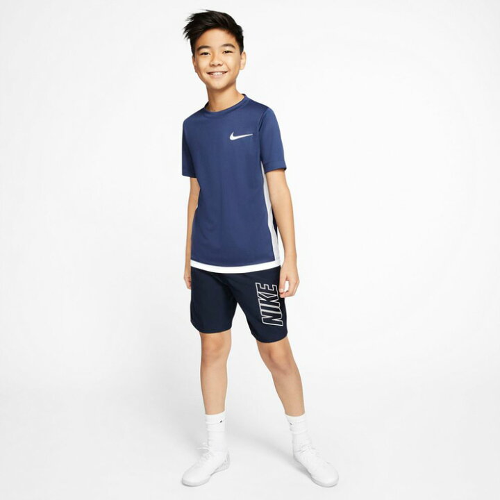 Nike Yth 150 Advance Aq9416 438 L S Tシャツ クルーネック ジュニア スウェット トレーナー ナイキ ブルー ボーイズ ロンt 水色 長袖 青 18 Off Advance