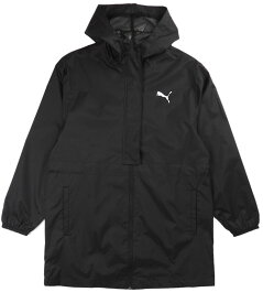 PUMA レインジャケット レディース PUMA BLACK M L プーマ 846299 01 レインコート 雨合羽 カッパ フード付き ジップアップ アウター 前開き 女性 婦人 長袖 フード 帽子 防水 防寒 撥水 はっ水 アウトドア キャンプ レジャー 通勤 通学 ロゴ 無地 黒 ブラック