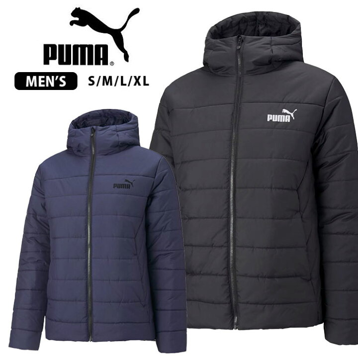 楽天市場】PUMA ESS フーデッド パデッドジャケット メンズ 冬 