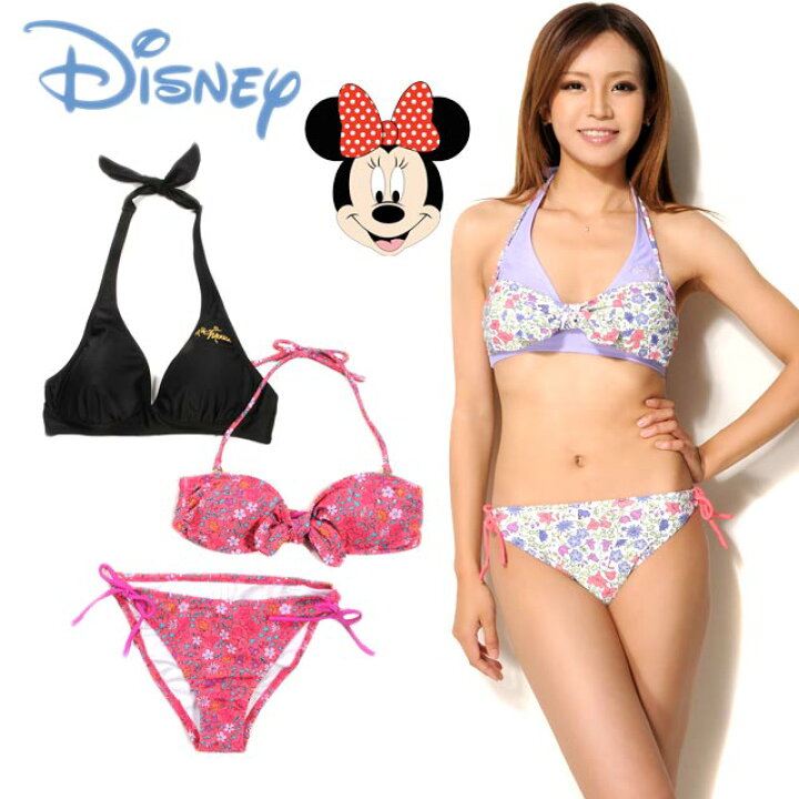 楽天市場】Disney ディズニー ビキニ 水着 7S 9M 11L レディース 女性  
