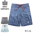 admiral メンズ サーフパンツ 水着 M L LL アドミラル 77962 海パン 海水パンツ ハーフパンツ トランクス ボーダー柄 ドット 水玉 トリコロール 黒 紺 ブラック ネイビー サックス 大きいサイズあり メール便送料無料 sw3264