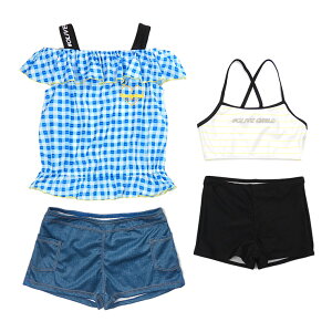 OLIVE des OLIVE �Z�p���[�g ���� 4�_�Z�b�g ���̎q �L�b�Y �W���j�A 130 140 150 160 �u���[ �O���[�� 33150356 �I���[�u�f�I���[�u �r�L�j �^���L�j �g�b�v�X�t�� �I�t�V�����_�[ ���o�� �V���[�g�p��
