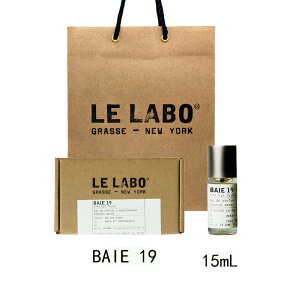 LE LABO �� ���{ BAIE 19 (�x 19) �I�[�h�p���t�@�� ���� eau de parfum 15mL �y����BOX���b�s���O�z�v���[���g�@�M�t�g �V���b�p�[�t��