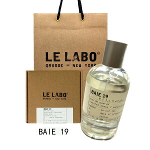 LE LABO �� ���{ BAIE 19 (�x 19) �I�[�h�p���t�@�� ���� eau de parfum 100mL �y����BOX���b�s���O�z�V���b�p�[�t�� �v���[���g�@�M�t�g