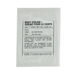 LE LABO �����{ �{�f�B�N���[�� �o�W�� BODY CREAM BASIL 3mL �~�j�T�C�Y 3ml �g�їp �T���v�� �������T�C�Y