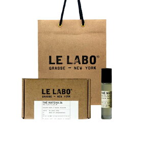 Le Labo �� ���{ LIQUID BALM (���L�b�h �o�[��) TH? MATCHA 26(�}�b�`��26) 9mL �V���b�p�[�t�� �v���[���g�@�M�t�g �y����BOX���b�s���O�z���܃V���b�p�[�t�� �a�����@��̓�
