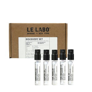 LE LABO �����{ �f�B�X�J�o���[�Z�b�g �N���V�b�N�R���N�V���� 5�� 1.5mLx5�Z�b�g �M�t�g �v���[���g �a�����@�i�A�i�U�[ 13�E�T���^�� 33�E�e �m���[�� 29�E�}�b�`�� 26�E���[�Y 31�j�~�j�`���A��