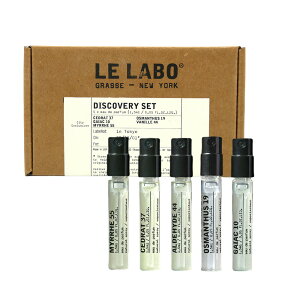 ���ʌ��� �� ���{ �iLe labo�jCITY EXCLUSIVE DISCOVERY SET 1.5ml x 5/ �I�[�h �p���t�@�� �V�e�B �G�N�X�N���[�V�u �f�B�X�J�o���[ �Z�b�g�i�I�X�}���T�X 19�E�Z�h�� 37�E�K�C�A�b�N 10�E�~���� 55�E���@�j