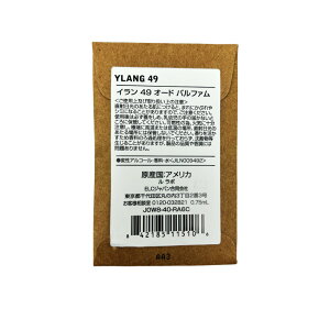 ���K�i LE LABO �� ���{ YLANG 49 �� ���{ ���� �C���� 49 �I�[�h�p���t�@�� ���� eau de parfum ������ �T�C�Y�@���� �~�j�T�C�Y 0.75ml �g�їp