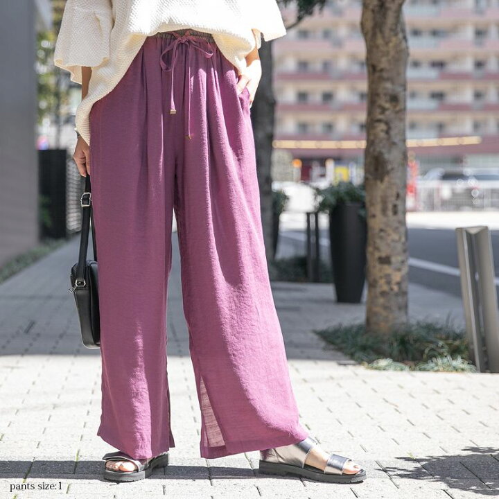 楽天市場 数量限定 快適に過ごせるサマーニット スラブパンツコーデ2点set 福袋 22 レディース 2点セット サマーニット 五分袖 七分袖 トップス ストレートワイドパンツ 返品 交換不可 メール便不可 オシャレウォーカー Osharewalker