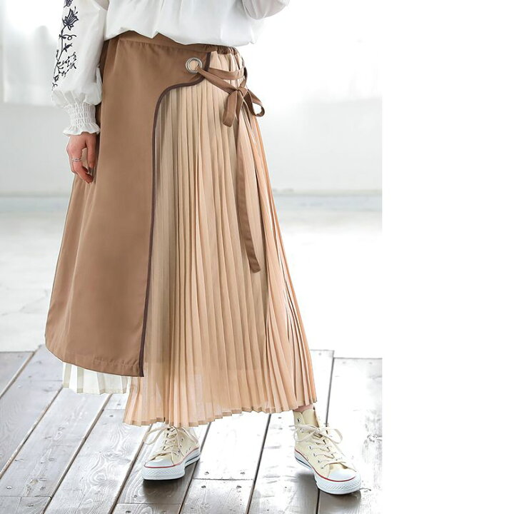 楽天市場】【感謝価格】『アシメプリーツデザインスカート』[somari  