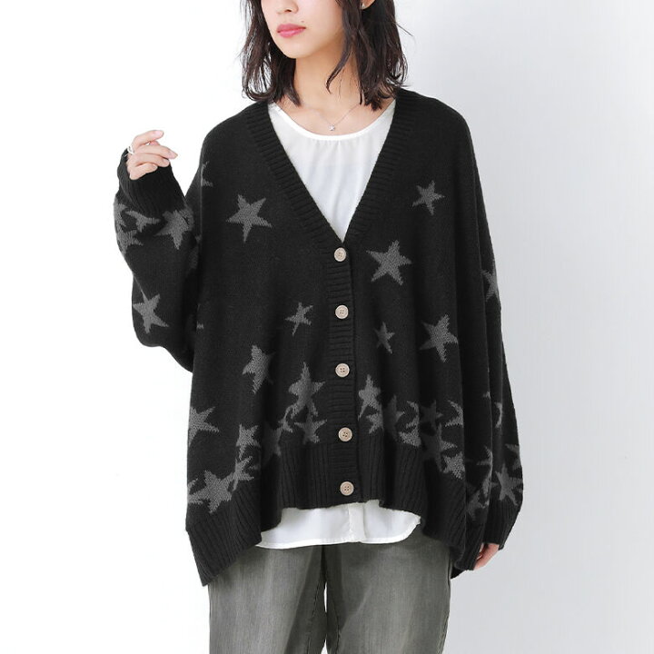 楽天市場】[クーポン利用で30％OFF]『星柄ジャカードニット 