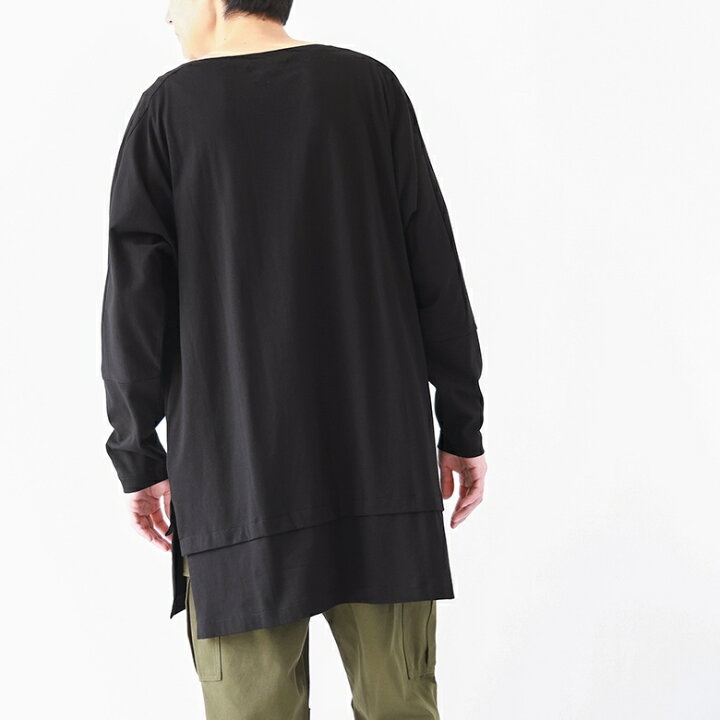 楽天市場】ロンT カットソー トップス 長袖 メンズ ロングTシャツ  