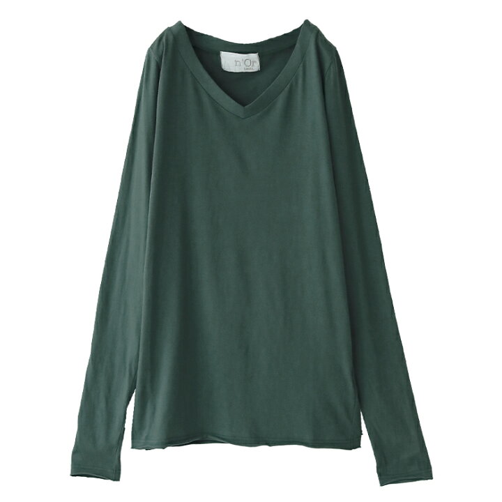 楽天市場】Tシャツ カットソー レディース トップス ロンT Vネック 
