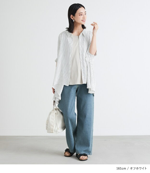 楽天市場】[クーポンで最大15％OFF]『幾何学柄変形ドレープシャツ』[n  