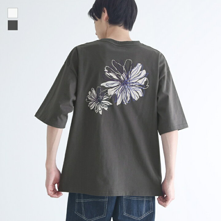 楽天市場】[期間限定クーポンで10％OFF]『バックフラワープリント×刺繍  