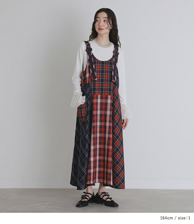 楽天市場】【40％OFF】ジャンバースカート ジャンスカ ワンピース 