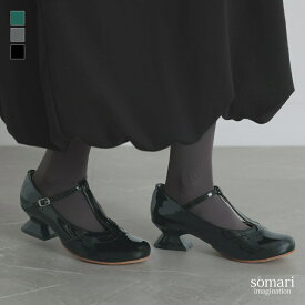 【全品10%OFF 11/16 23:59迄】パンプス レディース 靴 くつ シューズ ストラップパンプス チャンキーヒール ローヒール Tストラップ 履きやすい 歩きやすい きれいめ オケージョン パーティー 春 夏 秋 冬【メール便不可】【50】