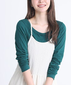 Tシャツ カットソー レディース トップス ロンt ろんt 長袖 春 夏 秋 冬 秋冬 クルーネック ロングTシャツ クルーネック 長袖 綿100％ ブランド おしゃれ きれいめ ゆったり 体型カバー 着回し※メール便可※【5】