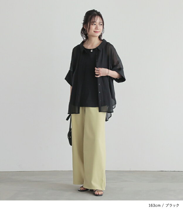 楽天市場】【20%OFF】シアー シャツ レディース ブラウス トップス 