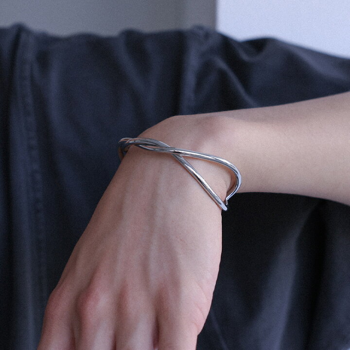 楽天市場】バングル メンズ アクセサリー ブレスレット ウェーブ 
