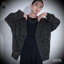 カーディガン 長袖 メンズ トップス ニットカーディガン 羽織 透け感 柄編み 透かし編み ニット セーター Vネック レイヤード 重ね着 ゆったり 楽ちん ニットカーデ 秋 冬 オシャレウォーカー【メール便不可】【30】