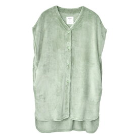 【新色登場】ルームウェア レディース トップス 部屋着 ベスト ゆったり 冬 秋 羽織り ガウン ポンチョ 暖かい あったか 前開き 着る毛布 ロング ふわふわ かわいい おしゃれ WARMY フランネル 無地 フリーサイズ【メール便不可】【30】