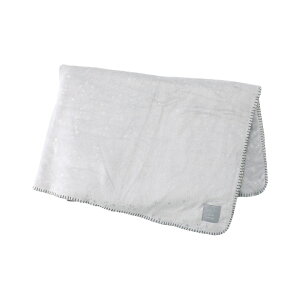 ブランケット ライフスタイル雑貨 ハーフケット 大判 膝掛け 星柄 星座柄 箔プリント ボア生地 ふわふわ あったか 防寒 温活 お昼寝 シエルエトワール 秋 冬【メール便不可】【70】