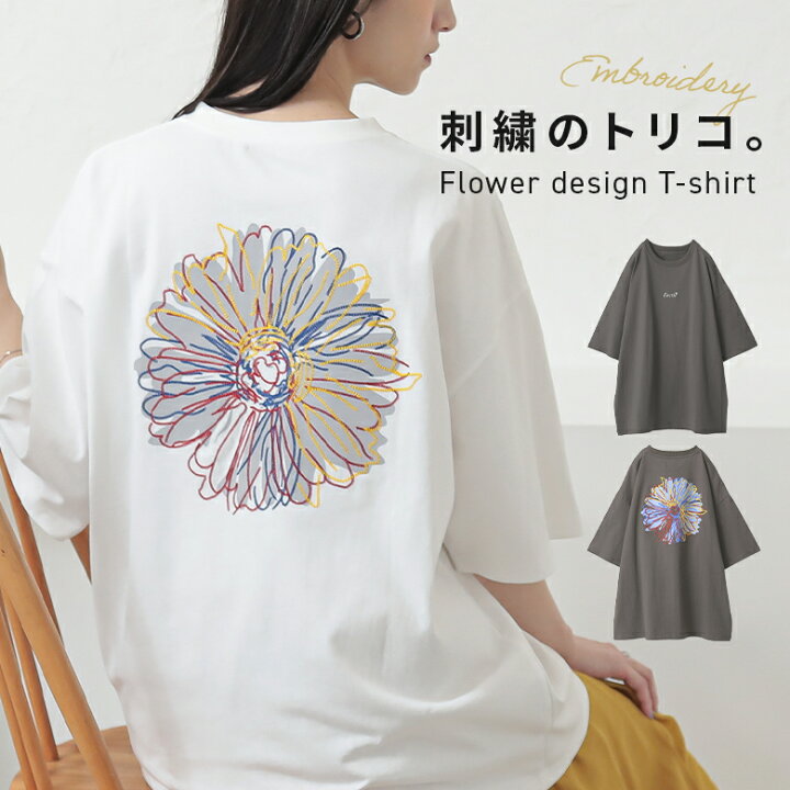 楽天市場】Tシャツ レディース 春 夏 トップス カットソー 半袖 ユニ 