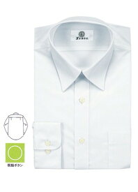長袖カッターシャツ ホワイト サイズ豊富 ベーシック 白 しろ シャツ Yシャツ 長袖 スーツ 制服 ワーク カジュアル シンプル