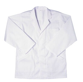 【BIG RUN】厨房白衣（男性用長袖襟付・袖口ゴムなし） S〜4L