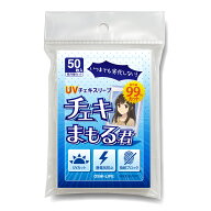 【OSHI-LIFE】チェキ スリーブ UVカット99％ instax mini対応 透明 防指紋 傷防止 50枚入り