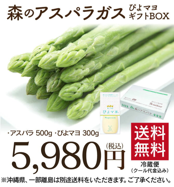アスパラガス 森のアスパラガス アスパラ 500g ぴよマヨ 1本 ギフトセット <6月中旬より順次出荷予定> 産地直送 農家直送 国産 大嶌屋(おおしまや)【gift】 おいしさ直送!熊本おおしま屋 農家直送 三重県産 アスパラガス穂先 300g