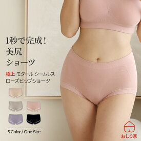 ショーツ レディース シームレスショーツ 1枚 パンツ レディース下着 レースライン シームレス レース ワンサイズ おしり屋 温活 妊活 黒ずみ 響かない ヒップアップ 美尻 食い込まない 締め付けない 補正 はみ肉 美尻 抗菌 脱臭