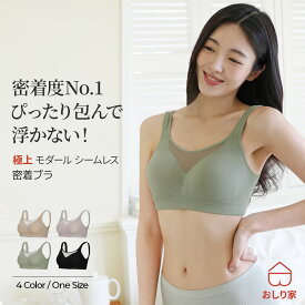ブラジャー ノンワイヤー シームレスショーツ シームレス ワイヤーレス フックレス 脇高 脇肉 締め付けない バストアップ