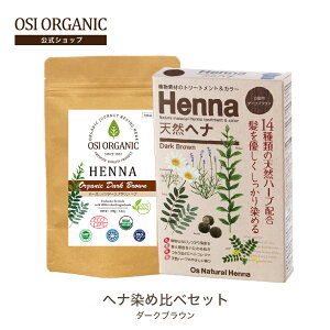 【0と5のつく日ご新規様限定20%OFFクーポン】ヘナ染め比べセット ダークブラウン カラー ヘアカラー トリートメント 天然 ヘナ 白髪染め 男性 女性 男女兼用 白髪 リタッチ 髪染め 毛染め 天