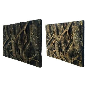 テラリウム アクアリウム バックボード 60×45cm 立体背景 〜木がいっぱい〜 区分80S