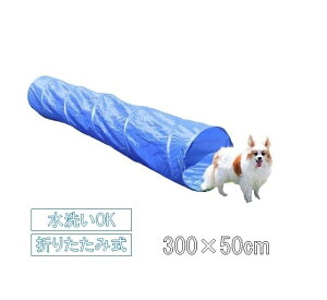 アジリティ 犬 トンネル 折りたたみ トレーニング 50×50×300cm ドッグアジリティ アジリティー ペットアジリティ ペットトンネル アジリティ機器 障害物 アジリティ犬 猫 アジリティグッズ ペ