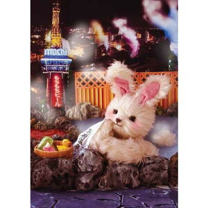 ダイゴー DAIGO 3D ポストカード うさぎ 別府温泉 { 大分 別府 温泉 観光地 コレクション ギフト 贈り物 絵はがき ハガキ はがき } S3104 配送区分N