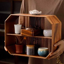 楽天市場】ラック 木製 2段（コーヒー・お茶用品｜キッチン用品・食器 