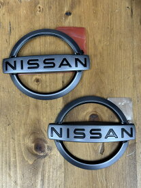 日産　RZ34フェアレディZ　純正エンブレム前後セット　ブラック仕様　NISSAN ニッサン