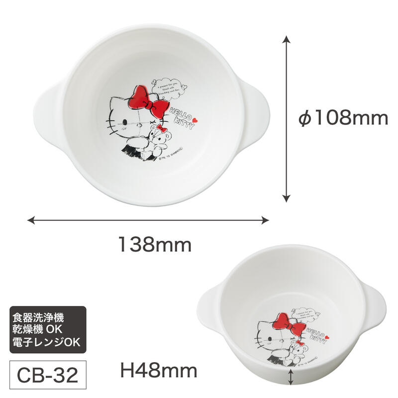 楽天市場】ハローキティ 子供用プラ食器6点セット 日本製 BPAフリー
