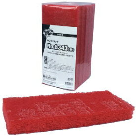 スリーエム　スコッチ・ブライト(TM) ハンドパッド No.8343 赤 (5個入)