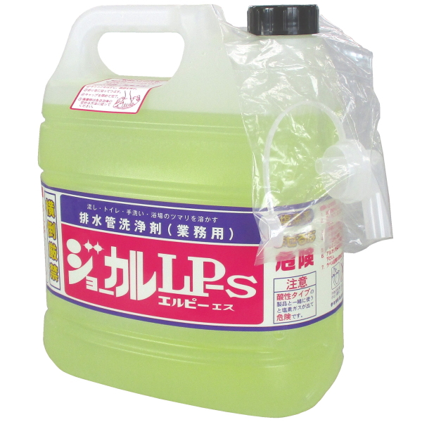 全国どこでも送料無料 液体排水管洗浄剤 排水管のつまりを解消します 日本滌化化学 ジョーカル 専用ノズル付 4L 時間指定不可 LP-S