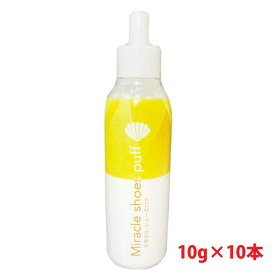 まとめ買い 靴内消臭 足・靴のにおい一発で解決　ミラクル・シューズパフ 10g×10本［消臭 ロッカー 靴 作業靴 ブーツ 靴箱 足］