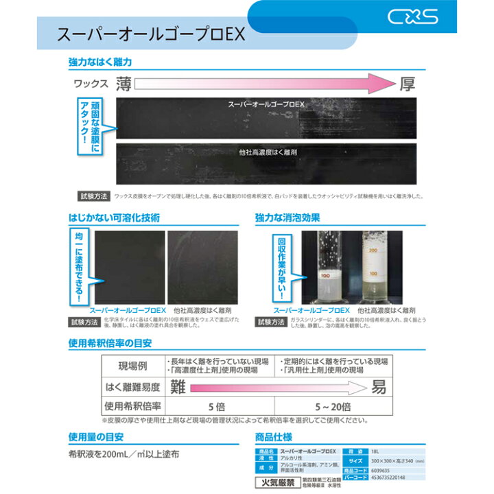 業者様向け】CxS super ALLGO pro EX
